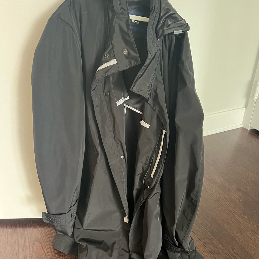 Hugo Boss Hooded Raincoat